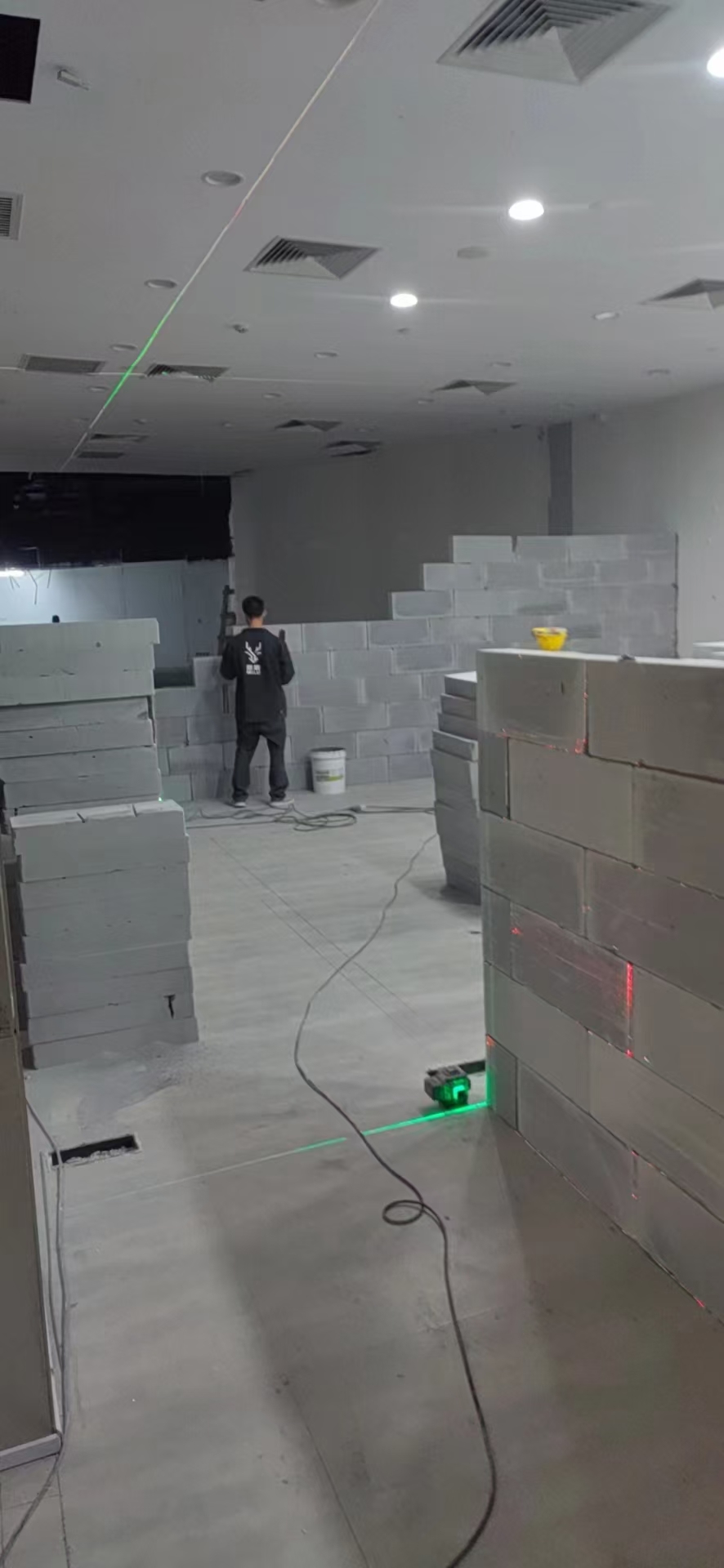 厂房轻质砖隔墙图